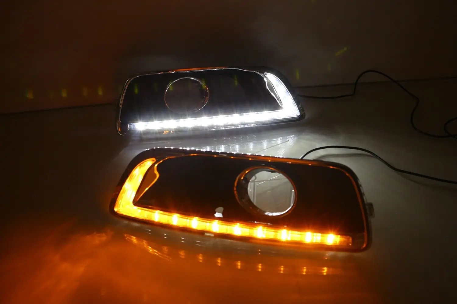 For Chevrolet Malibu 2013-2014 DRL High quality LED Daytime Running Light With Turn 2pcs