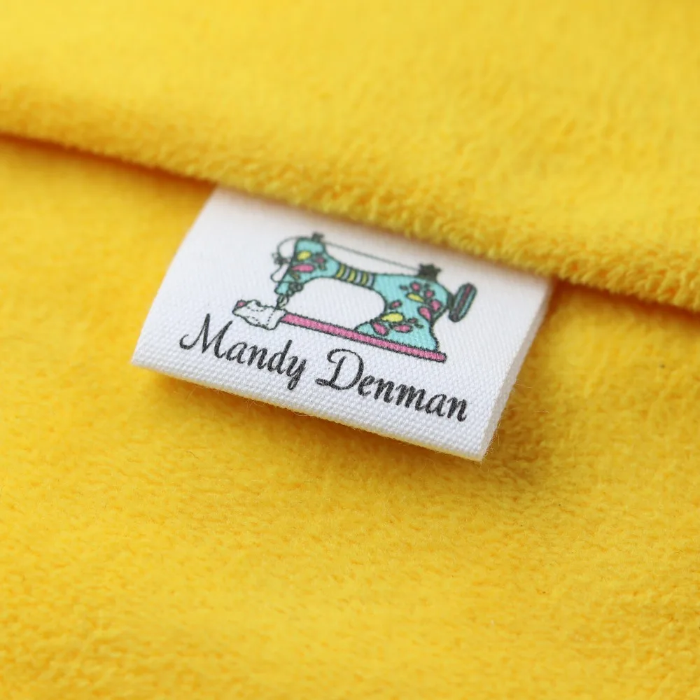 Custom Sewing label, Handmade Tags, Custom kids Name Labels,Cotton Ribbon labels, Logo Labels(MD0015)