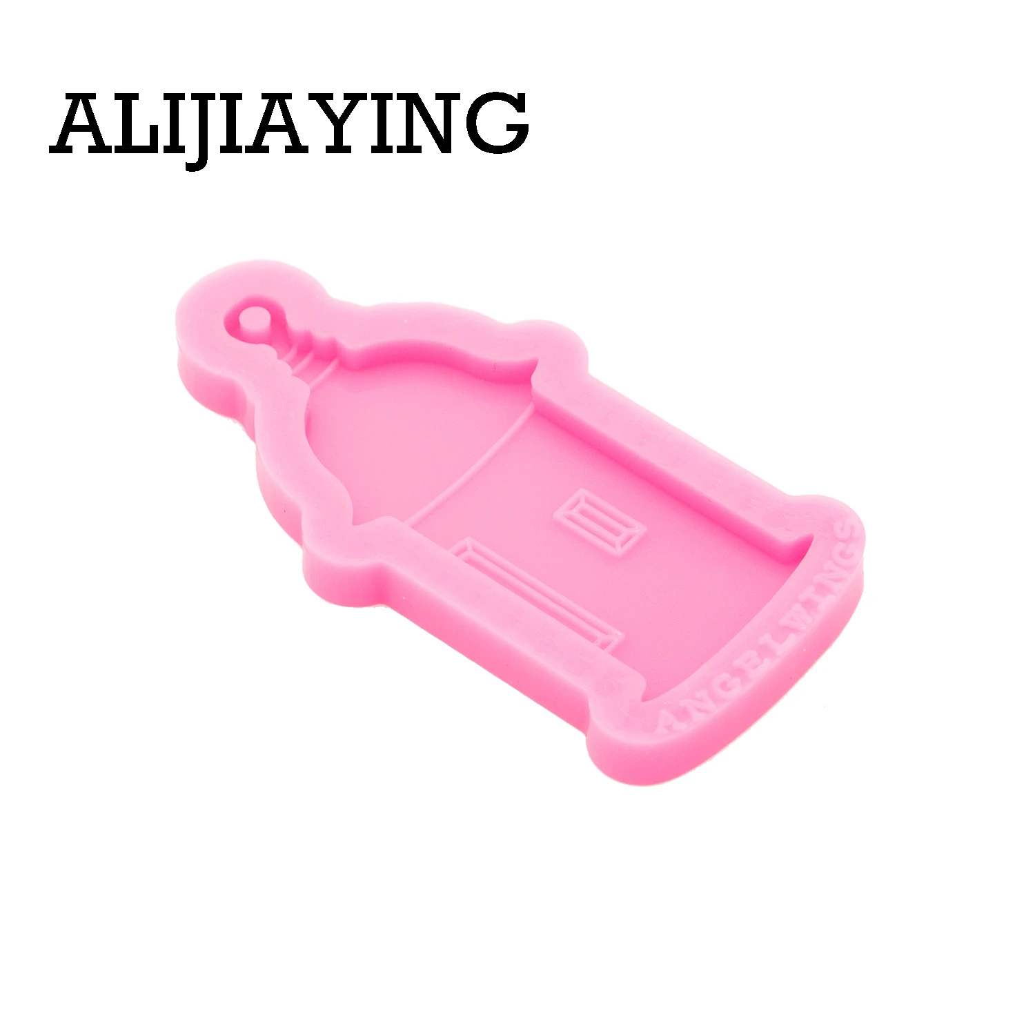 DY0472 Glossy La Garita Silicone keychain Mold Resin Pendant Mould for Epoxy Jewelry Making DIY Crafts