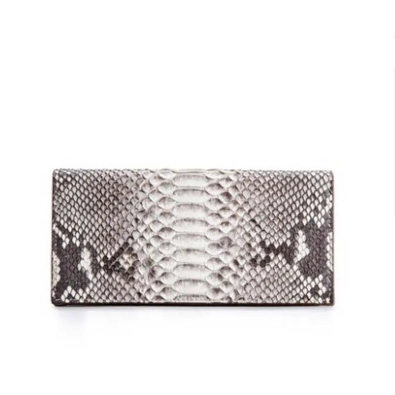 ouluoer new  Python skin  women wallet   long  My wallet  More screens  high-grade  Womn clutch bag women puese