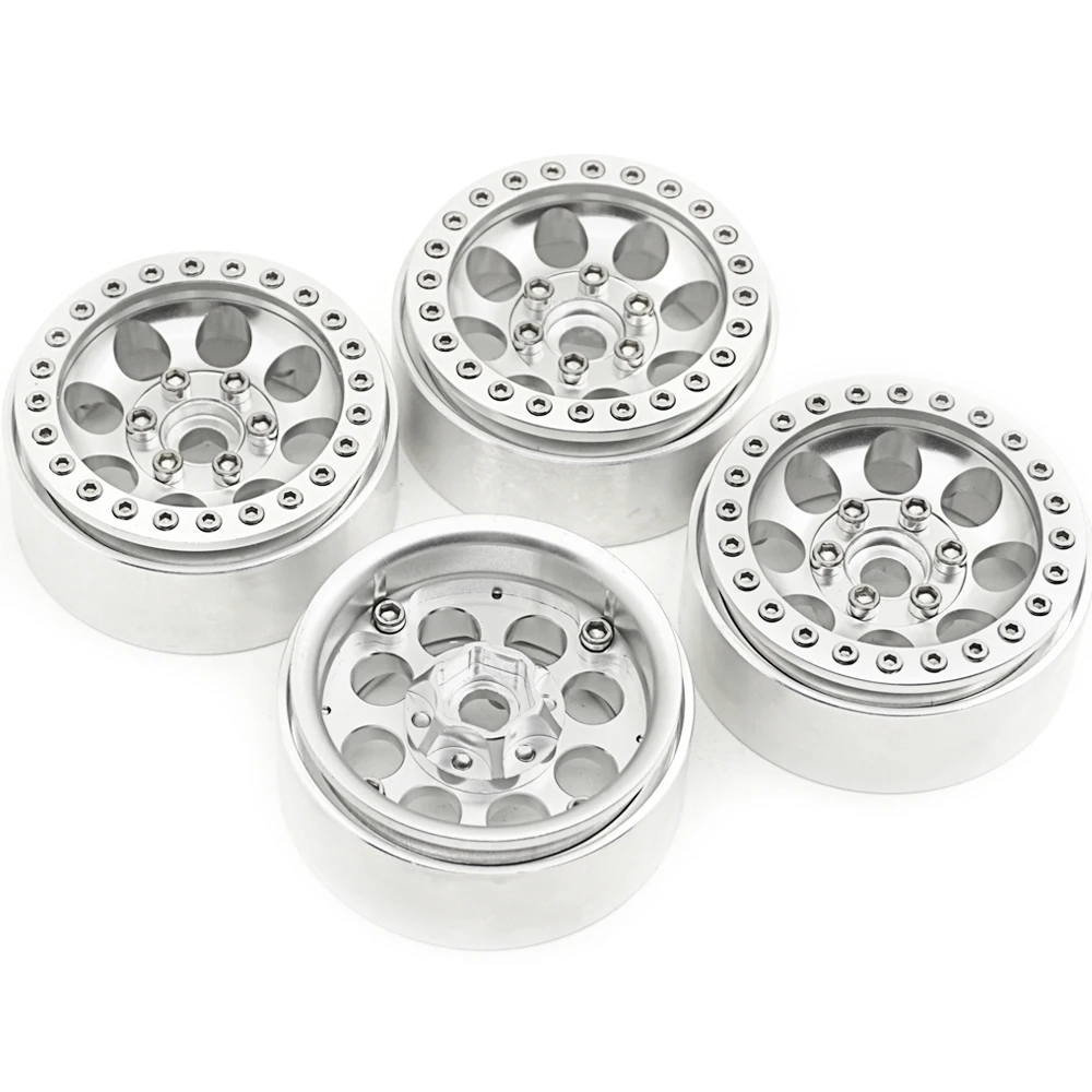 AXSPEED Beadlock Alum Alloy 1.9 cala Piasty kół o grubości 25 mm do Axial SCX10 D90 D110 CC01 1/10 RC Crawler Truck Car