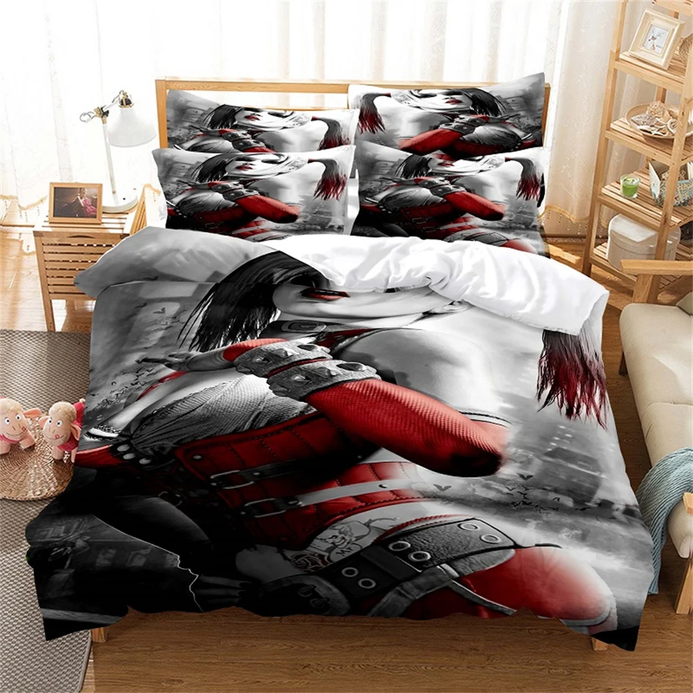 Cartoon Fashion Bedding Set 2/3pcs 3D Digital  Printing Duvet Cover Sets 1 Quilt Cover + 1/2 Pillowcases US/EU/AU Size