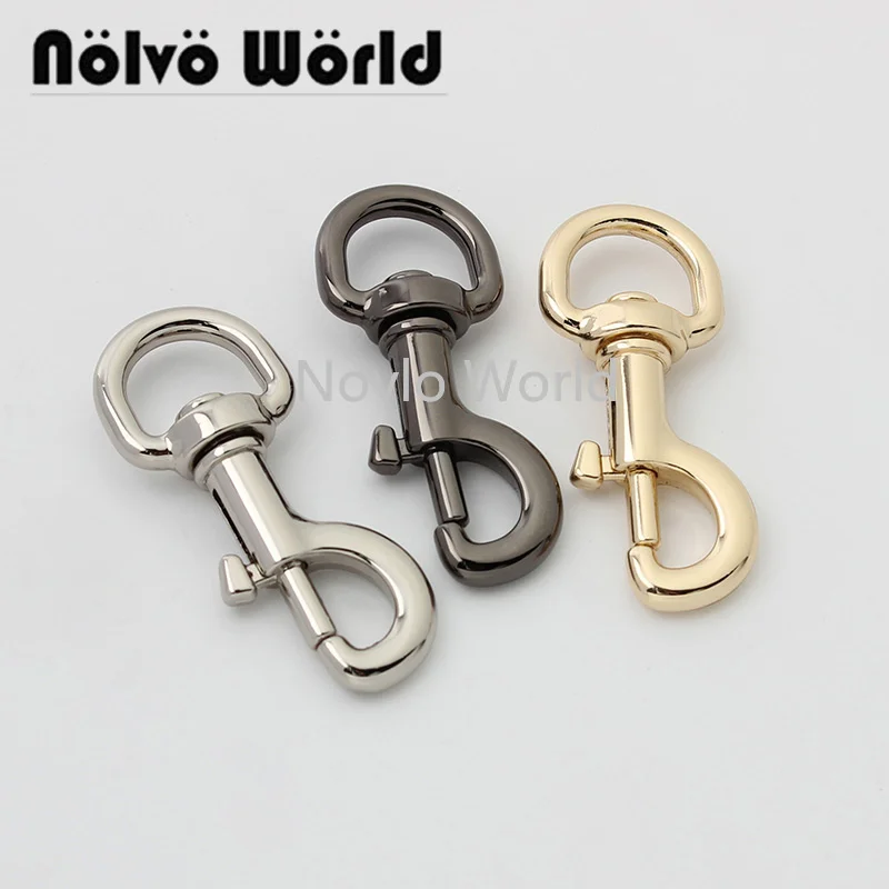 Nolvo World 20pcs 12-15mm 6 colors Different Design And Colors Metal Alloy keychain snap hook Series