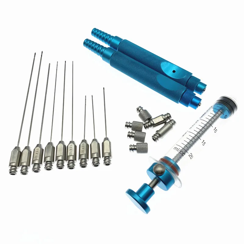 

Fat Inflitration Cannula Fat transfer Cannula Metal Cap Cannula Aspiration Cannula and handle Cosmetology Micro Cannula