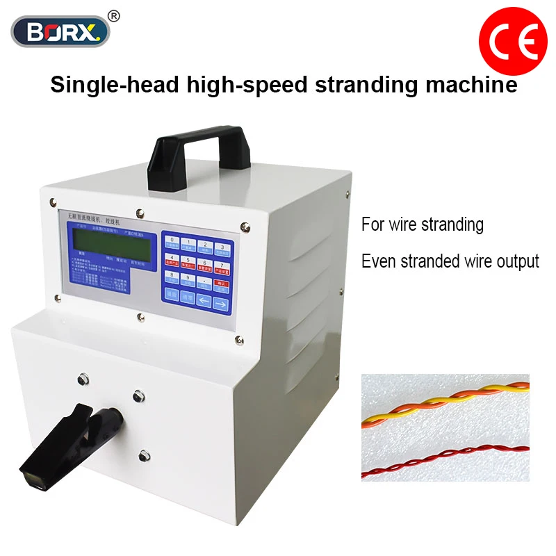 

Fully Automatic Pc Wire High-speed Stranding Machine For Electronic Winding Braided Isolation Automotive Wire Winding Machine