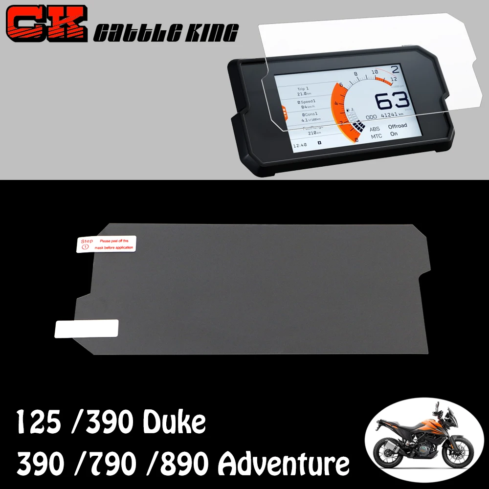 Película protectora para pantalla de motocicleta, accesorios para KTM 125 DUKE, 390, 790, 890 Adventure Duke390