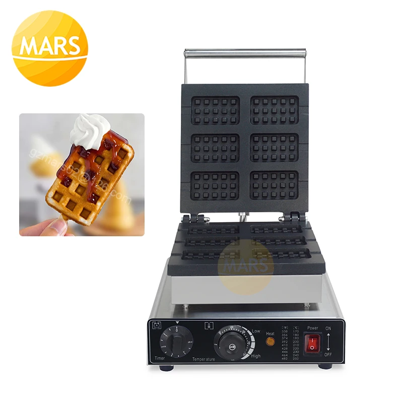 Electric Waffle Pan Maker Breakfast Waffle Machine Kitchen Baking Eggette Machine Mini Waffle Pot, Dessert Cooking Pan Plates