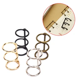 2Pcs 3 Rings Loose Leaf Metal Book Binder For Notebook Album Scrapbook Clips Metal Ring Binder Calendar Circle Stationery Office