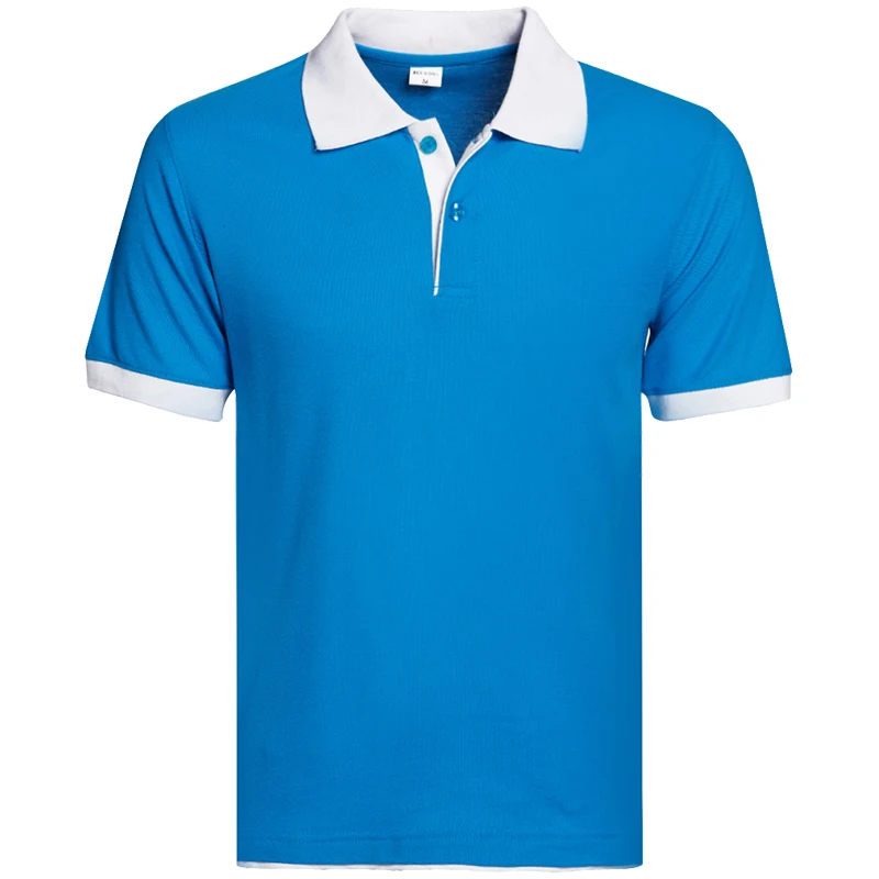 Polo Shirt High Quality Shirts For Men  Custom Logo 65% Cotton 35% Fiber