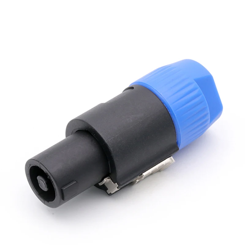 1PC Speak Connectors, NL4FC, 4 Poles, Speaker Male Plug Audio Wire Connector, Blue&Orange color