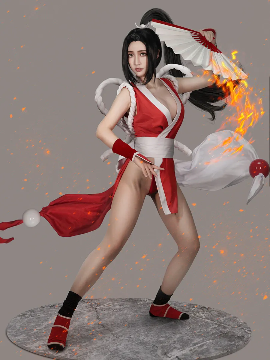 SF Mai Shiranui Cosplay Costume, le roi des combattants, robe, mp002605