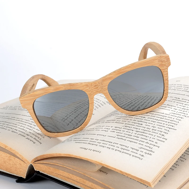 BOBO BIRD Wood Sunglasses Women Men Polarized Sun Glasses Ladies UV400 Eyewear Arm in Gift box Dropshipping