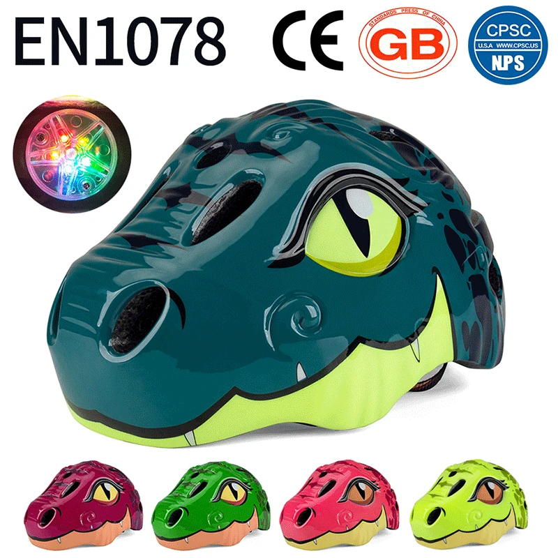 Children's Cartoon Bicycle Helmet Balance Bike Skateboard Mountain Bike Riding Protective Gear