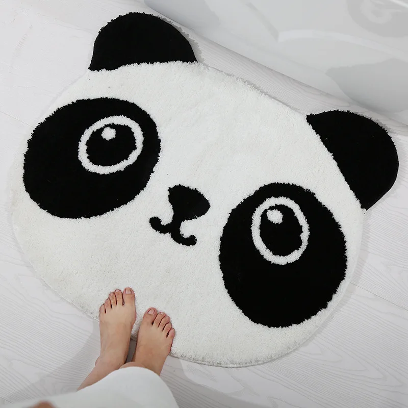 

Cartoon Animals Panda Round carpet For Living Room Bedroom Home Decor Carpet Rug Children Kids Soft Play Mat