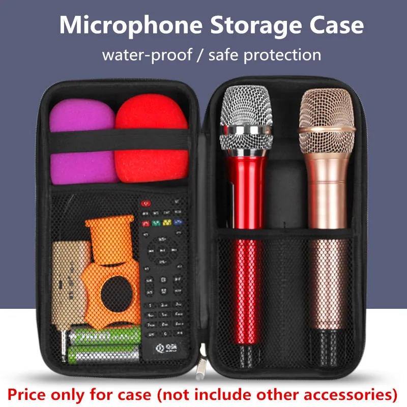 

1PC Storage Case For Microphone Professional Home Karaoke Studio Recording Equipment