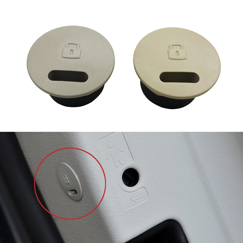 1pcs 4F0868819 for Audi A4 B6 B7 A6 C6 Automobile door lock blocking cover children\'s lock blocking cover 4F0 868 819