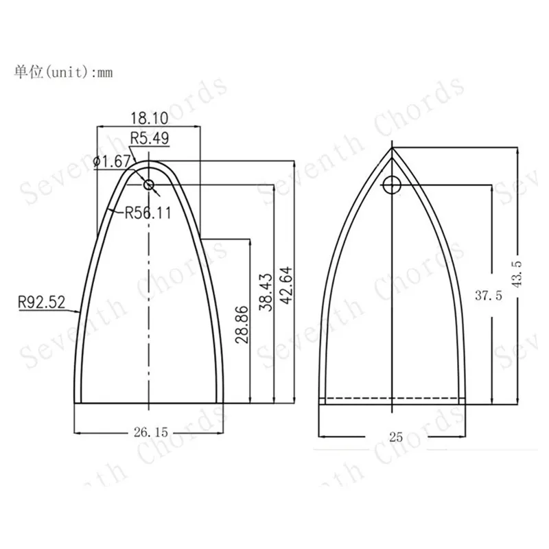 2Pcs Black Plastic1 Hole Truss Rod Cover Plate For Bass Guitar Replacement Parts Guitar Accessories