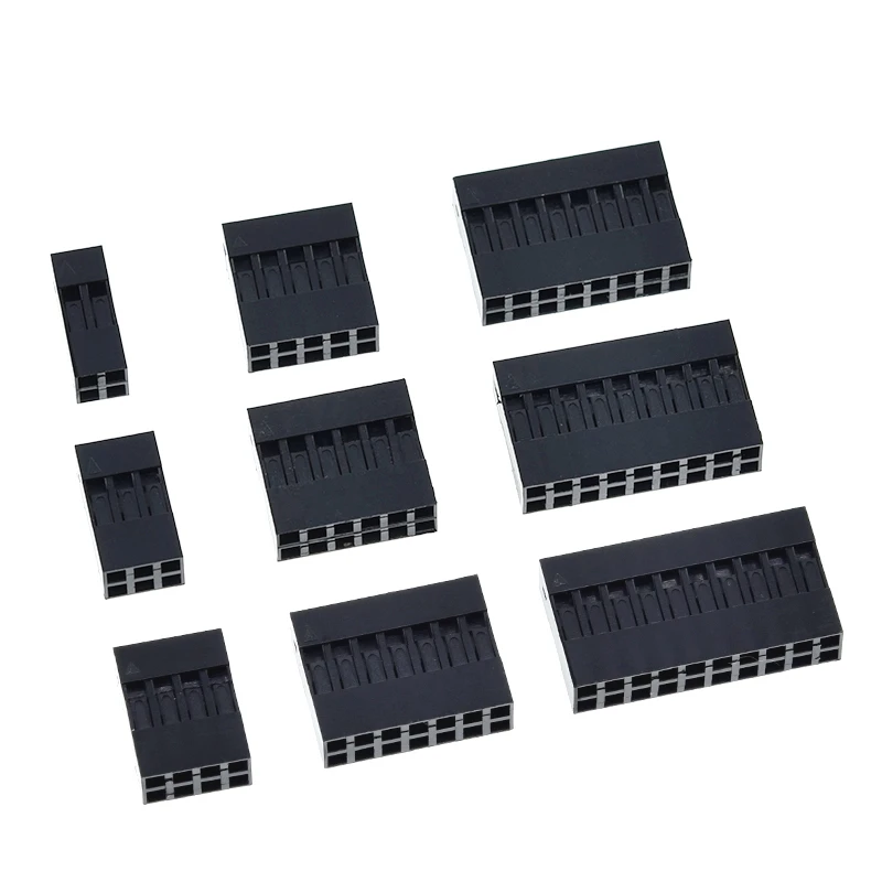Für DuPont-Drahtgehäuse aus Kunststoff, 2,54 mm, zweireihig, für DuPont-Drahtsteckverbinder 2P/3P/4P/5P/6P/7P/8P/9P/10P, Gehäuse für 2*4-polige/2*5-polige Steckverbinder – Detail 9