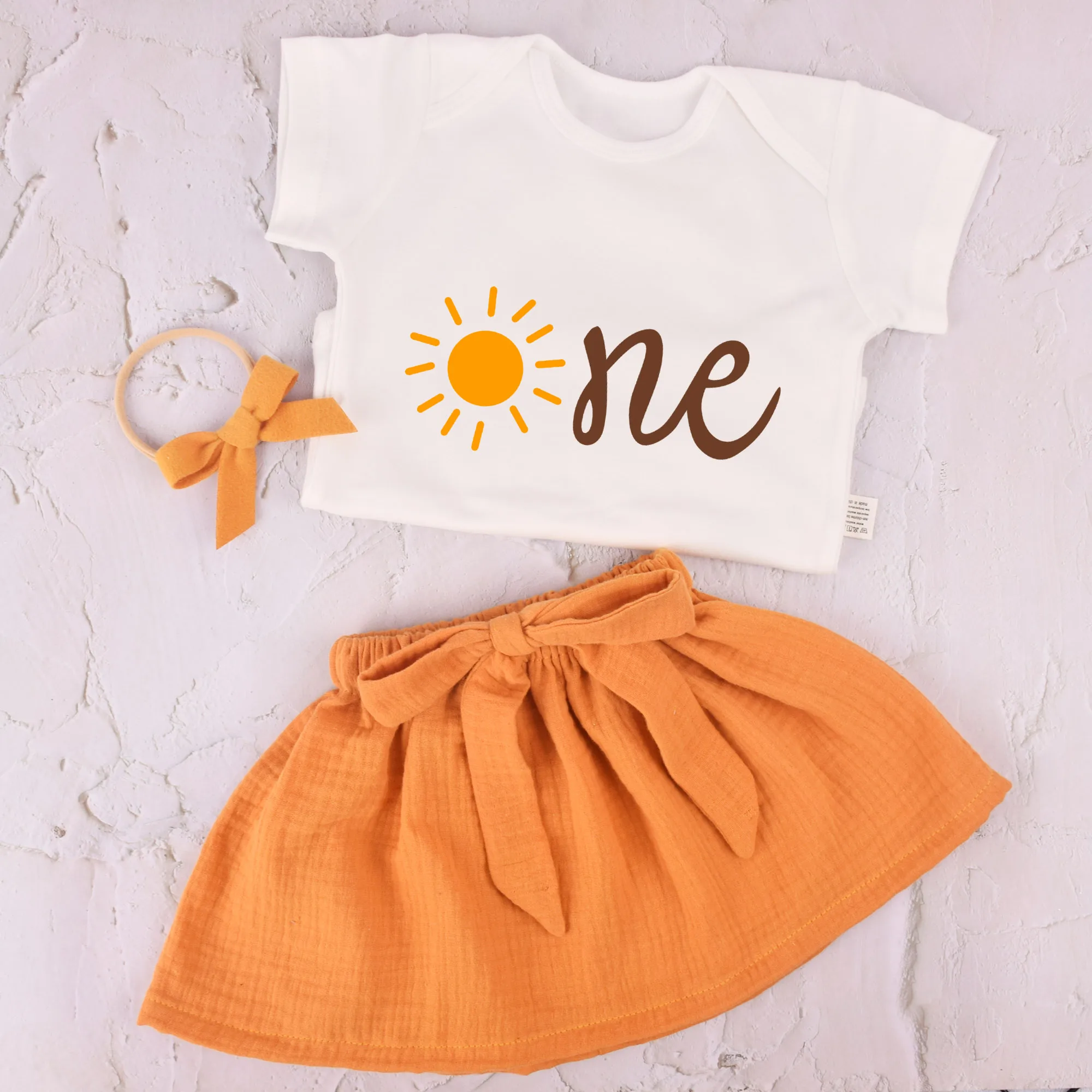 Baby Girl Sunshine Birthday Tutu outfit Girls 1st Birthday Party costume Baby Shower Party Birthday Tutu Outfit 3pcs/set