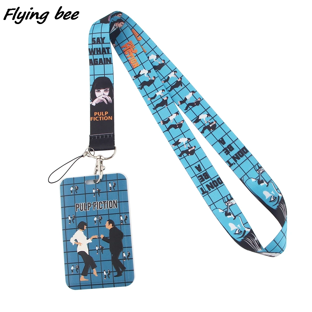 Брелок Flyingbee для ТВ-шоу «Дружба», держатель для карт, удостоверения личности, автомобильный брелок, пропуск для удостоверения личности, бейдж для телефона в тренажерном зале, детский держатель для ключей, ювелирные изделия X1444