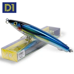 D1 Trolling Lures yüzen kalem balıkçılık yemler 197mm 93g büyük Stickbait Wobblers levrek Tuna Lungfish DT3004 Peche mücadele