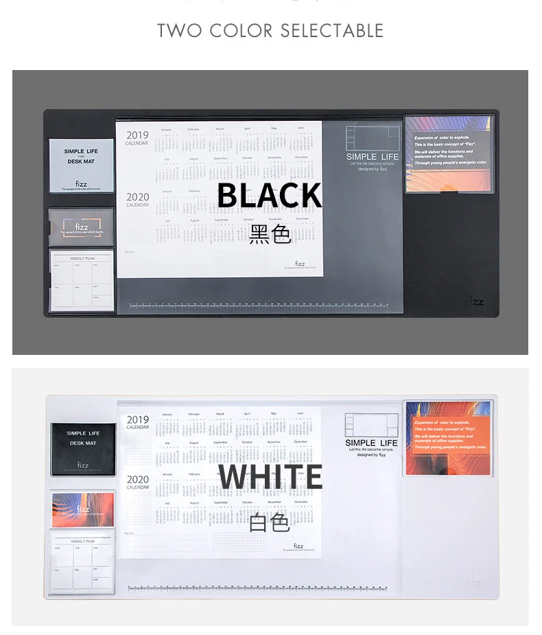 Fizz Large Office Computer Desk Mat Multifunction Modern Table Keyboard Pad Laptop Cushion Desk Mat Gaming Desk Mat 320*705MM