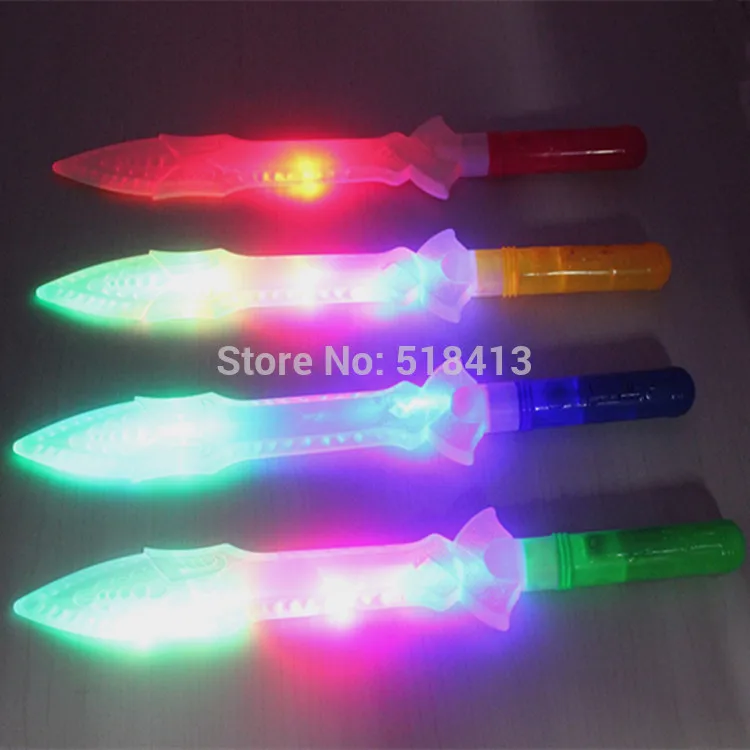 Sword Weapon Toys Selling Children's Electronic Knife Flashing Swords Boy Gift Outdoor Fun & Sports Sword Weapon Category 2021