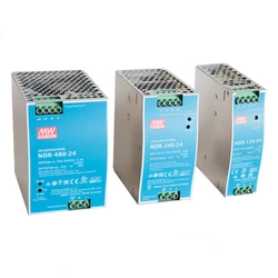 MEAN WELL NDR-75 120 240 12V 24V 48V meanwell NDR-75 -120 -240 12 24 48 V Single Output Industrial DIN Rail