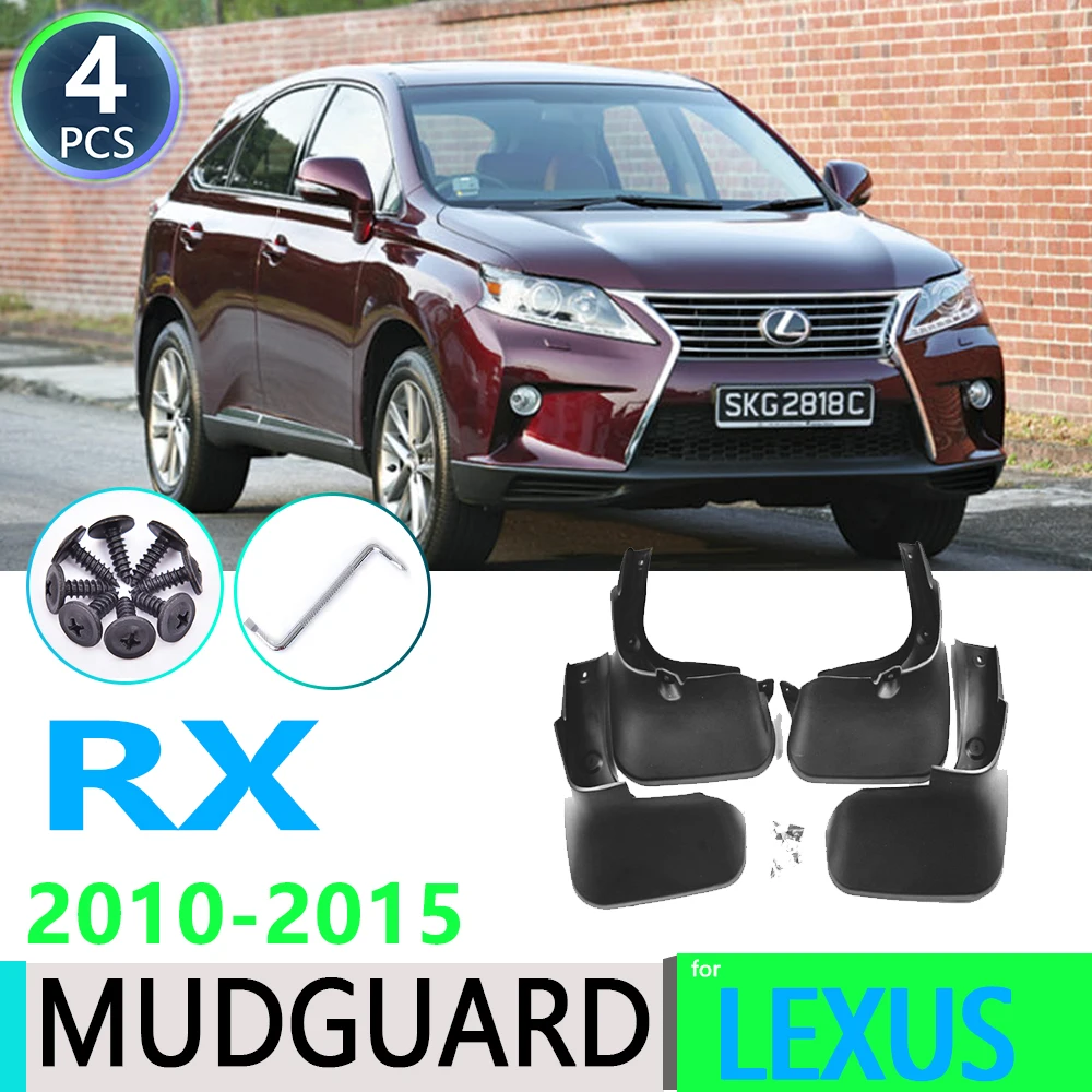 

for Lexus RX RX270 RX300 RX350 RX400h 2010~2015 AL10 2011 2012 2013 Fender Mudguard Mud Flaps Guard Splash Flap Car Accessories