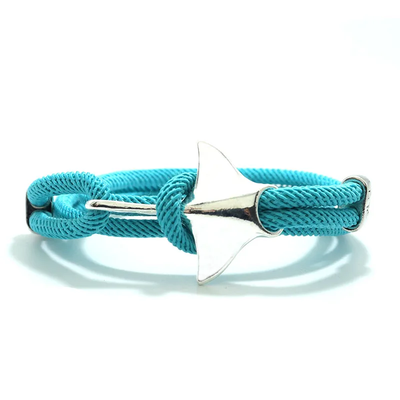 Fashion Manta Bracelet Men Women 3 Layers Adjustable Ocean Animal Rope Braslet Accessories Environmental Protection Pulseras