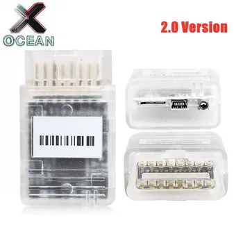 Mais novo tactrix openport 2.0 ecu chip tuning ferramenta porta aberta usb 2.0 ecu flash obd2 obdii conector multi marca carros