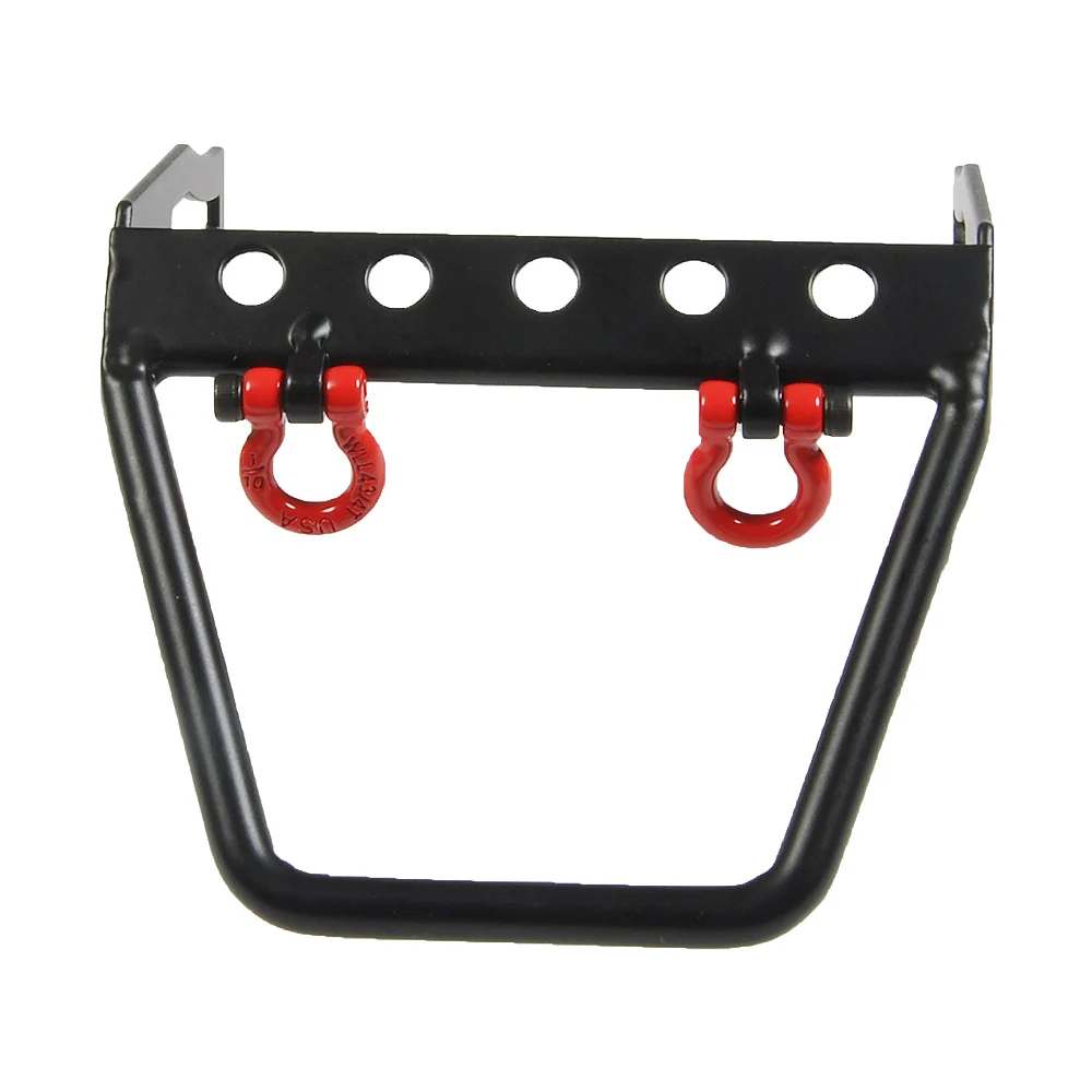 YEAHRUN Metal Front Bumper with Shackles for Axial SCX10 II 90046 TRX4 1/10 RC Crawler Car Model Upgrade Parts