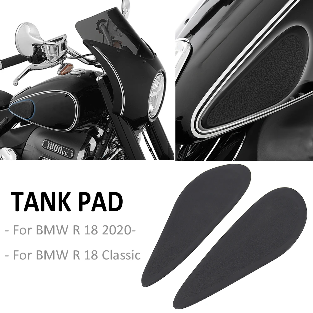 

R18 2020 - Motorcycle Side Fuel Tank Pad Kit Protector Stickers Decal Gas Knee Grip Traction Pads Tankpad For BMW R 18 Classic