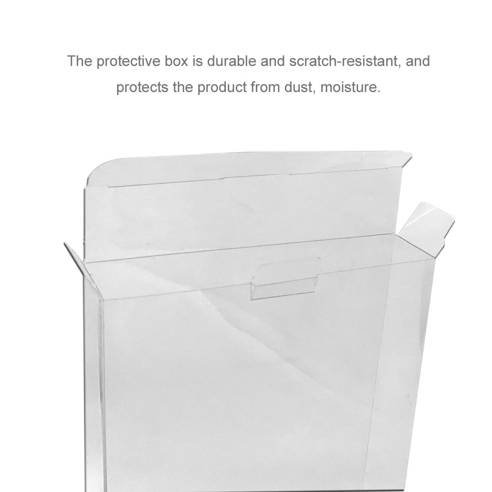 Ruitroliker 10 pezzi custodia protettiva scatola protettiva in plastica trasparente scatola espositiva per Star Wars serie nera figura da 3,75 pollici