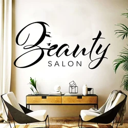 Large Beauty Salon Girl Wall Sticker Makeup Nail Manicure Spa Beauty Salon Shop Wall Decal Bar Home Decor