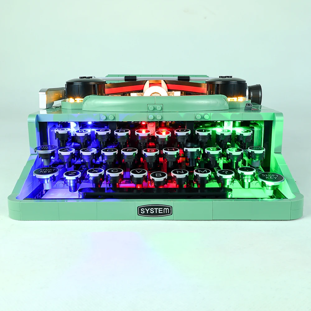 Led Light Set for LEGO Typewriter Ideas 21327 Building Blocks