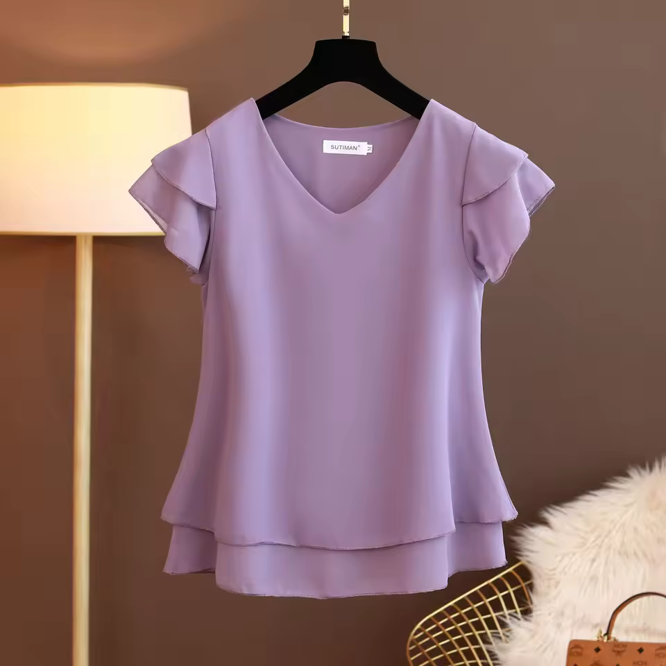 Oversized fit blouse for women