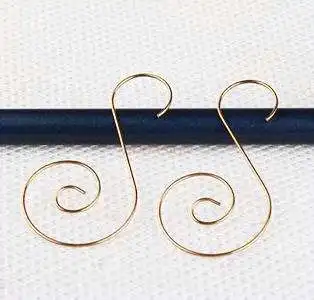 

12 шт. золотой крючок крючок для визитных карточек Shu Dog Barks зажимы крючок для покупок фото крючок