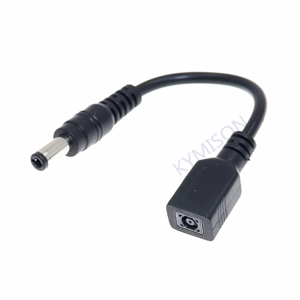 DC 4.5*3.0mm Female to 5.5*2.5mm Male DC Power Jack Plug Adapter Connector cable cord for Asus Lenovo Laptop