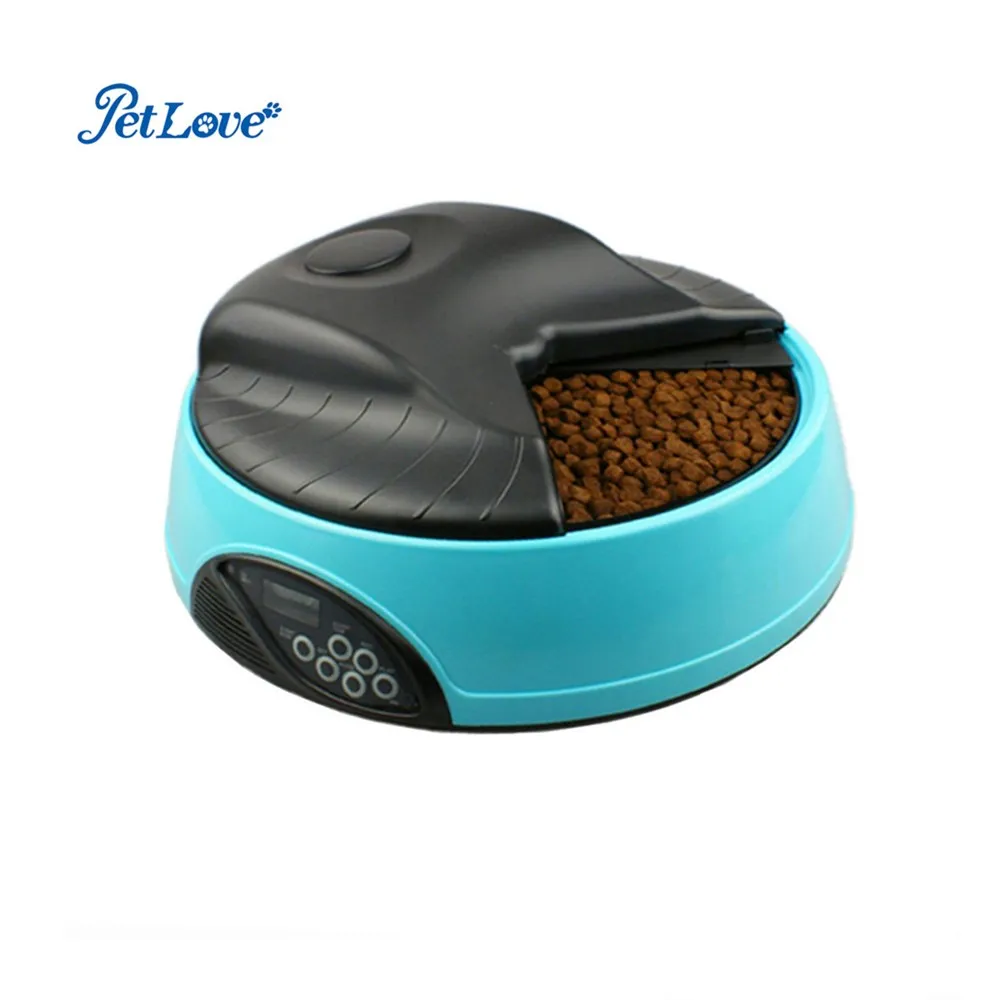 Regular and Timing Automatic Pet Bowl  4 Trays Automatic Pet Feeder for Dog, Cat and Small Animals