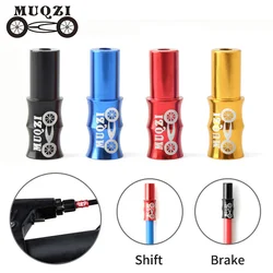 MUQZI 10PCS Cable Cap Bike Brake Cable End Cap Shift Wire End Cap 4mm 5mm Aluminum Alloy Mountain Road Bicycle Housing Parts