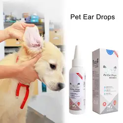 New Cat And Dog Ear Cleaner Pet Ear Drops For Infections Control Yeast Mites Removes Ear Mites And Ear Wax Relieve Itching