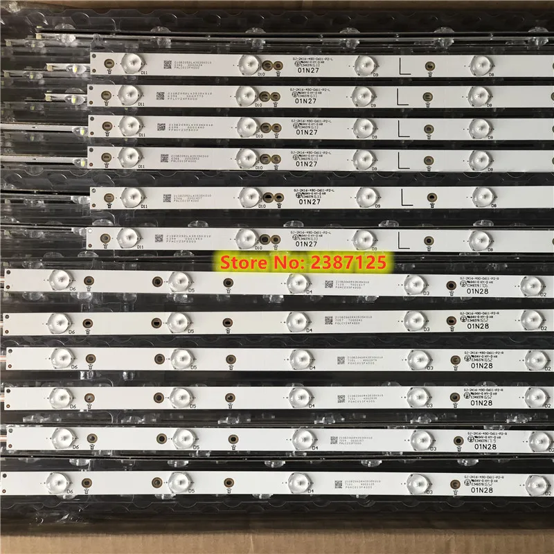 LED Backlight Strip  LBM490E0501-AJ-3(L)  LBM490E0601-AL-3(R) SVJ500A37 For 49PFS4131 49PUT4900 49PFS5531 49PFS5532 49PUS4900