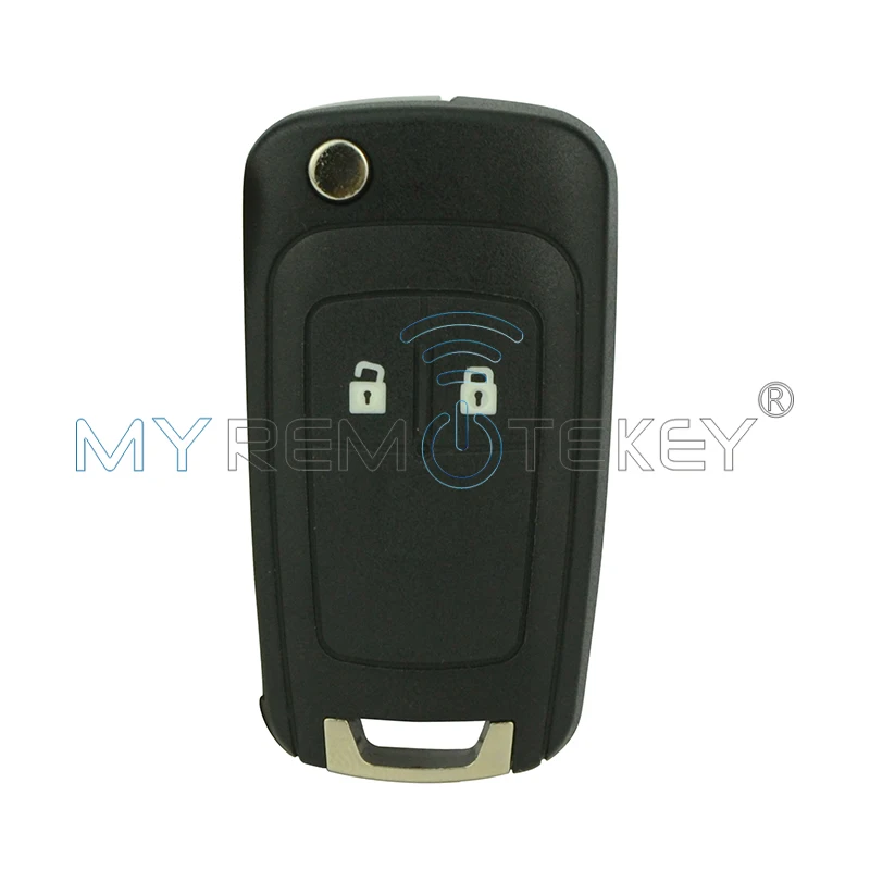 Flip remote car key shell case 2 button HU100 key blade for Buick for Opel for Holden remtekey