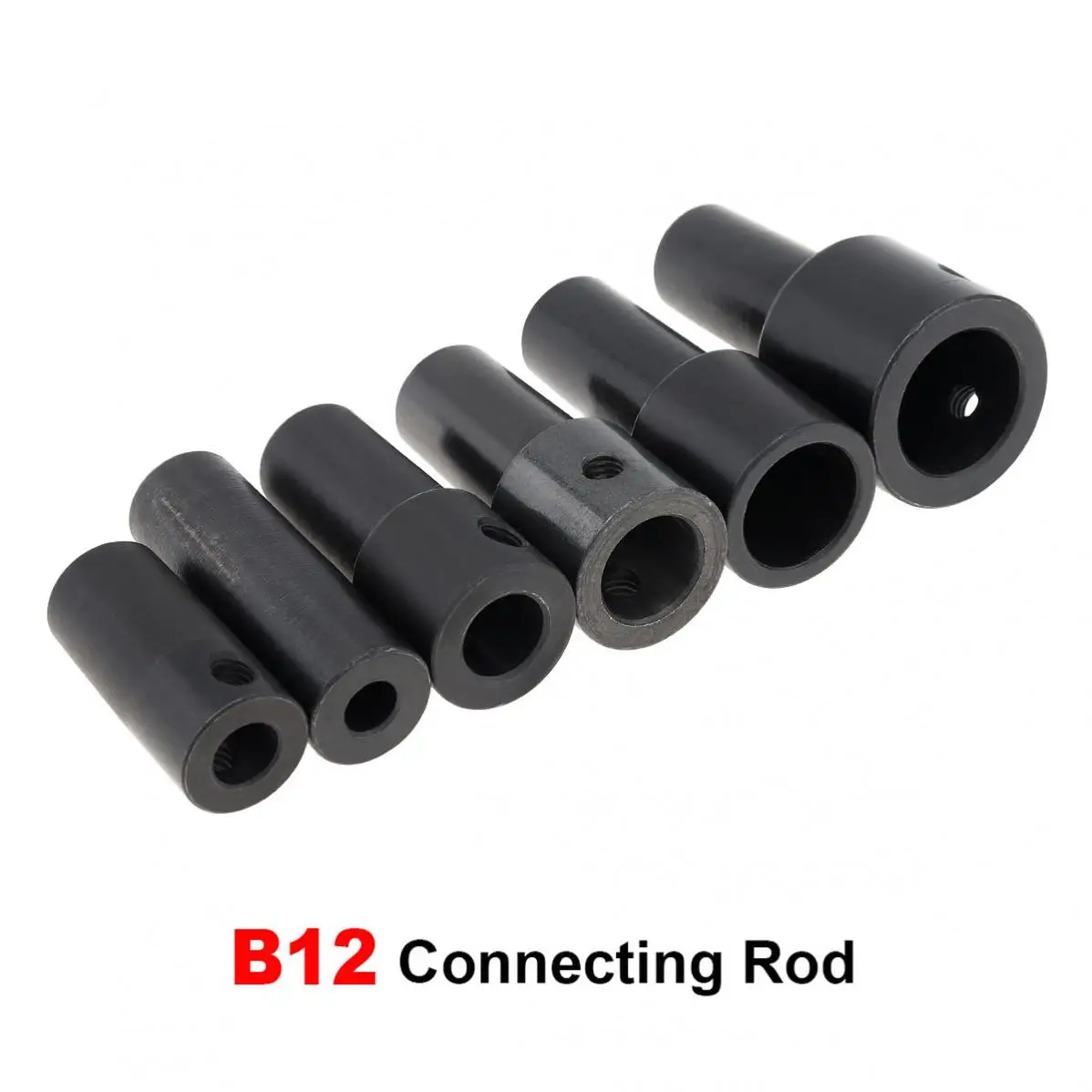 B12 Khoan Chuck Thanh Kết Nối Tay Đồng Thép Côn Khớp Nối 5Mm/6Mm/8Mm/10mm/12Mm/14Mm