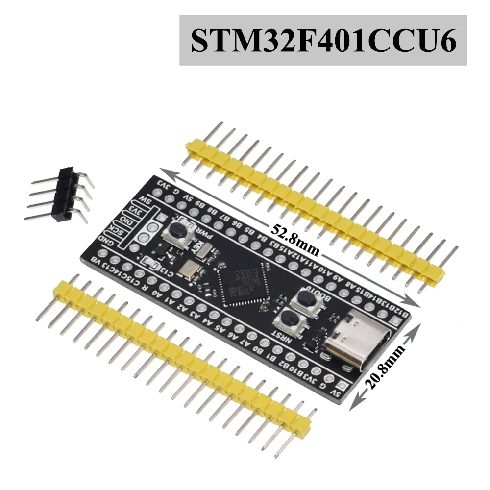 STM32F401 STM32F411 Ontwikkelingsbord STM32F401CCU6/CDU6 STM32F411CEU6 STM32F4 Leerbord 84Mhz 64KB RAM 256KB ST-LINK V2