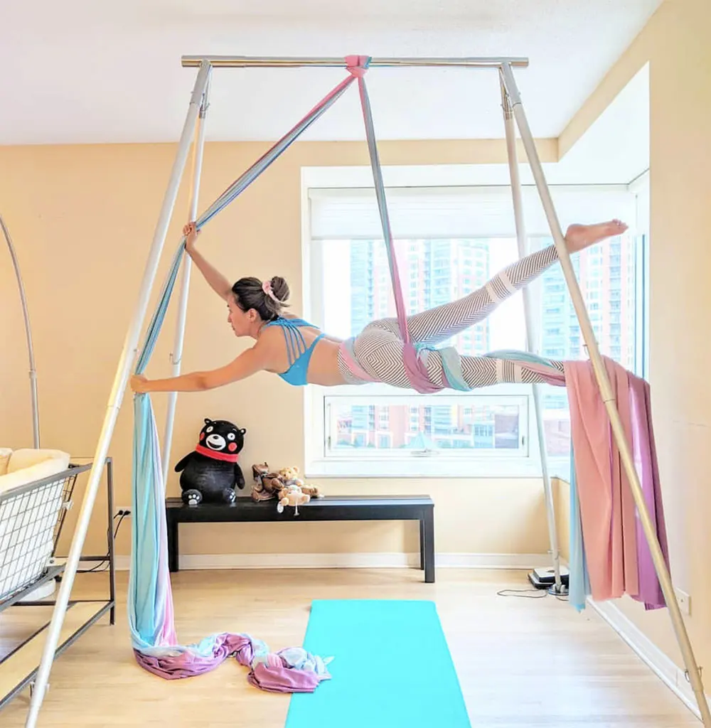 Stainless Steel Yoga Swing Frames Portable Aerial Yoga Stand High Quality Yoga Hammock Stand Framewith Bags