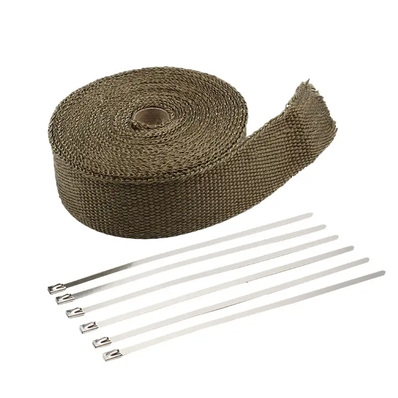 Motorcycle Exhaust Thermal Heat Tape Wrap Car Hot Water Pipe Universal 5cm 5m Shields Insulation Roll Motocross Modified Parts - Image 5
