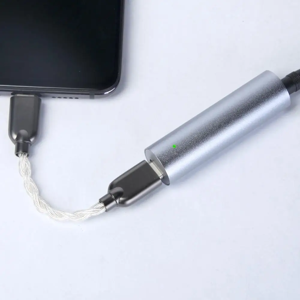 HAA FEE-Amplificador de Auscultadores Portátil DAC, Decodificação de Alta Resolução, DAC para Suporte a Telefones, PCM768KHz, DSD512, USB-C