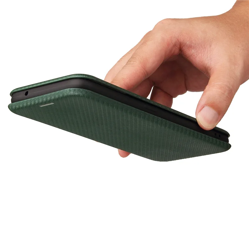 for OPPO Reno 5A 3A 3 A 3 5G Japan Version Case Carbon Fiber Flip Magnet Holder Phone Cover Card Slot for Reno5A Reno3A Funda